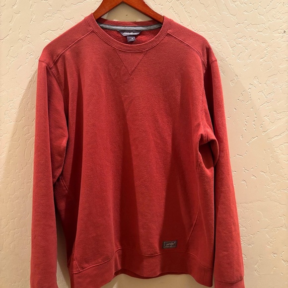 Eddie Bauer Fleece Crew Sweatshirt - Picture 1 of 2